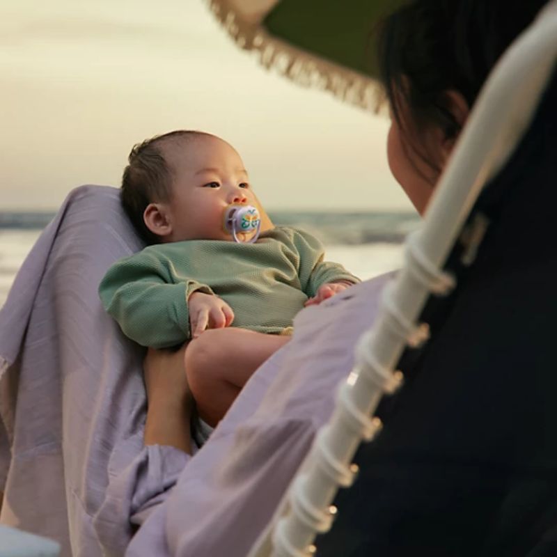 Philips Avent Ultra Air Σετ Σιλικονούχες Πιπίλες Για 0-6 Μηνών Light Pink / Light Yellow