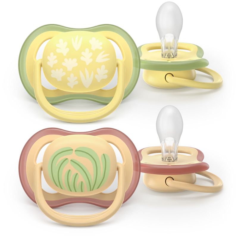 Philips Avent Ultra Air Σετ Σιλικονούχες Πιπίλες 2 τμχ Για 0-6 Μηνών