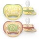 Philips Avent Ultra Air Σετ Σιλικονούχες Πιπίλες 2 τμχ Για 0-6 Μηνών