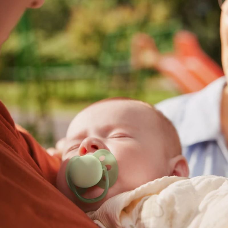 Philips Avent Ultra Soft Σετ Σιλικονούχες Πιπίλες Για 0-6 Μηνών Green / Blue