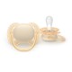 Philips Avent Ultra Soft Σετ Σιλικονούχες Πιπίλες Για 0-6 Μηνών Yellow / Orange