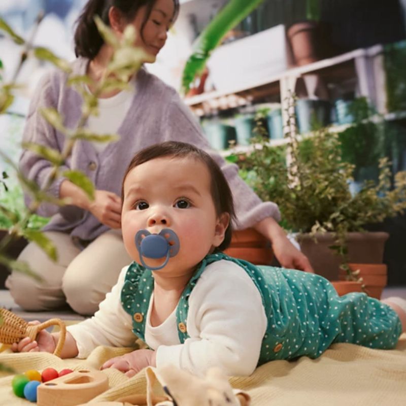 Philips Avent Ultra Soft Σετ Σιλικονούχες Πιπίλες 2 τμχ Για 6-18 Μηνών Blue-Green