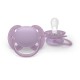 Philips Avent Ultra Soft Σετ Σιλικονούχες Πιπίλες Για 18+ Μηνών Pink / Lilac