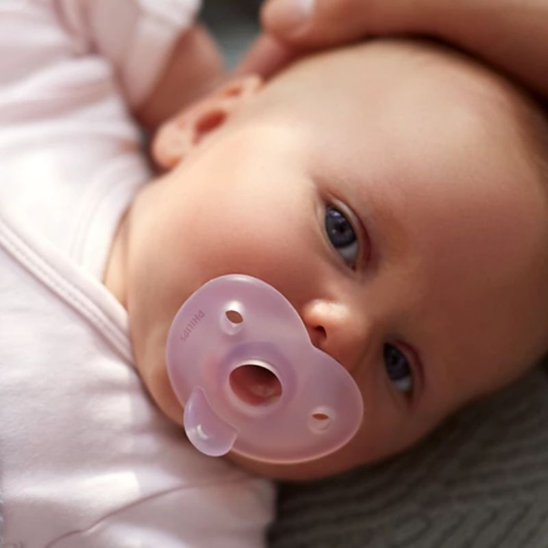 Philips Avent Soothie Σετ Σιλικονούχες Πιπίλες 2 τμχ Για 0-6 Μηνών Pink