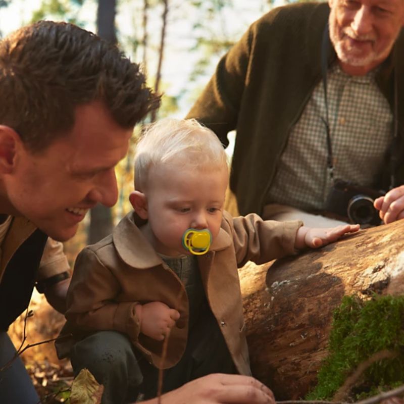 Philips Avent Ultra Air Σετ Σιλικονούχες Πιπίλες 2 τμχ Για 18+ Μηνών Yellow / Blue