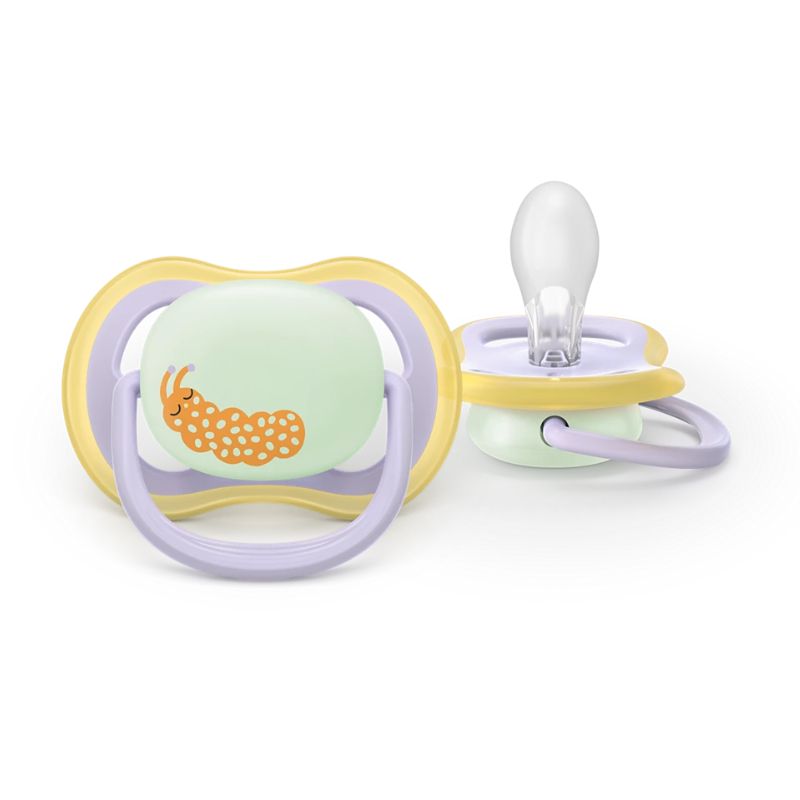 Philips Avent Ultra Air Nighttime Σετ Σιλικονούχες Πιπίλες 2 τμχ Για 0-6 Μηνών Butterfly