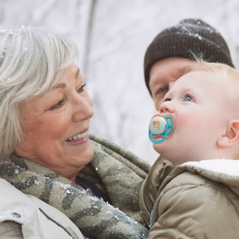 Philips Avent Ultra Air Nighttime Σετ Σιλικονούχες Πιπίλες 2 τμχ Για 18+ Μηνών Jungle Blue