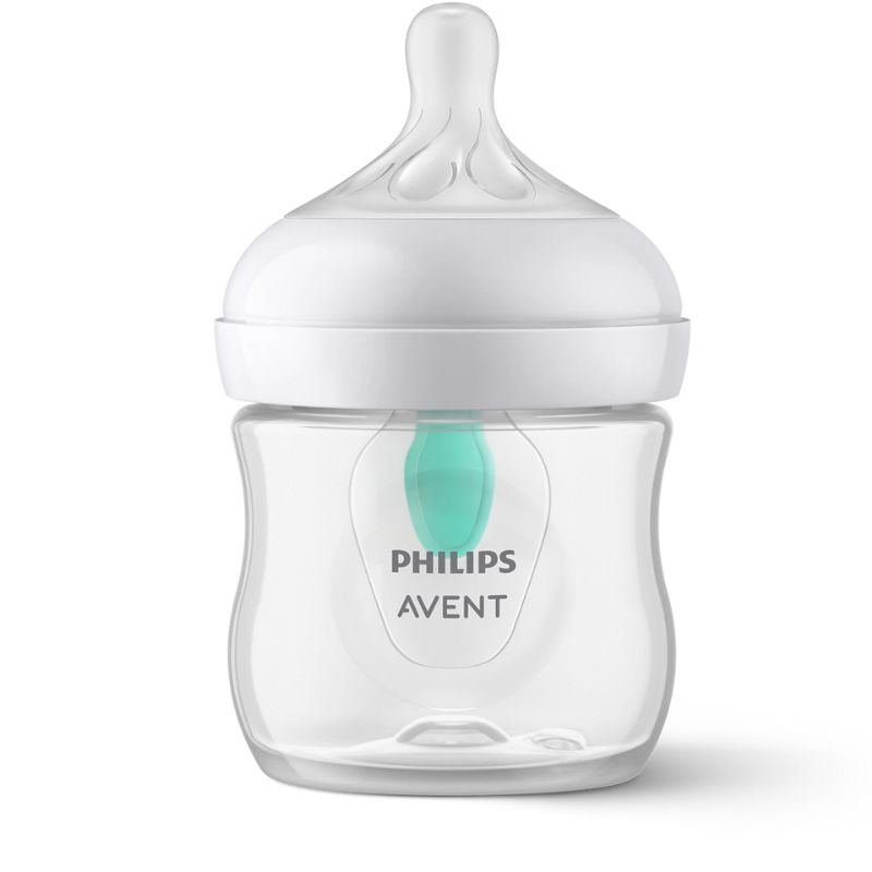 Philips Avent Natural Response Πλαστικό Μπιμπερό Με Airfree Αεραγωγό Σιλικονούχα Θηλή Για 0-3 Μηνών 125ml