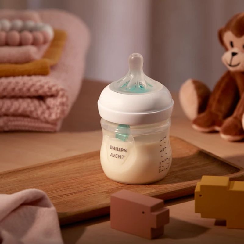 Philips Avent Natural Response Πλαστικό Μπιμπερό Με Airfree Αεραγωγό Σιλικονούχα Θηλή Για 0-3 Μηνών 125ml
