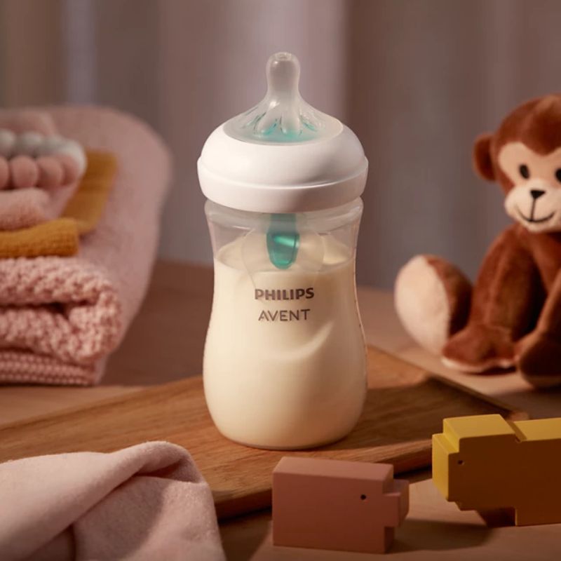 Philips Avent Natural Response Πλαστικό Μπιμπερό Με Airfree Αεραγωγό Σιλικονούχα Θηλή Για 3-6 Μηνών 260ml