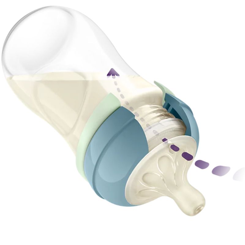 Philips Avent Natural Response Nighttime Πλαστικό Μπιμπερό Με Σιλικονούχα Θηλή Για 3-6 Μηνών 260ml Sloth