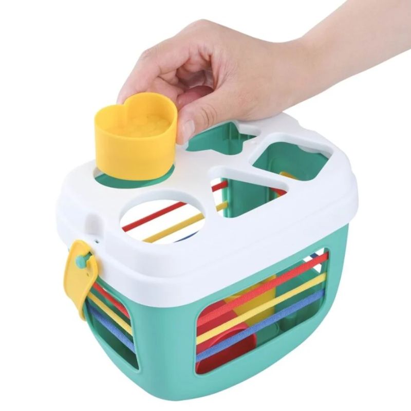 Playgo Κουβάς Με Σχήματα Bucket Shape Sorter Για 12+ Μηνών