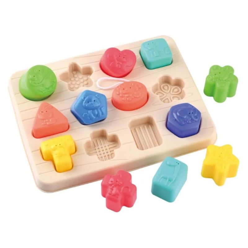 Playgo Παζλ Σχήματα Με Ζωάκια Animal Shape Sorting Puzzle Για 12+ Μηνών