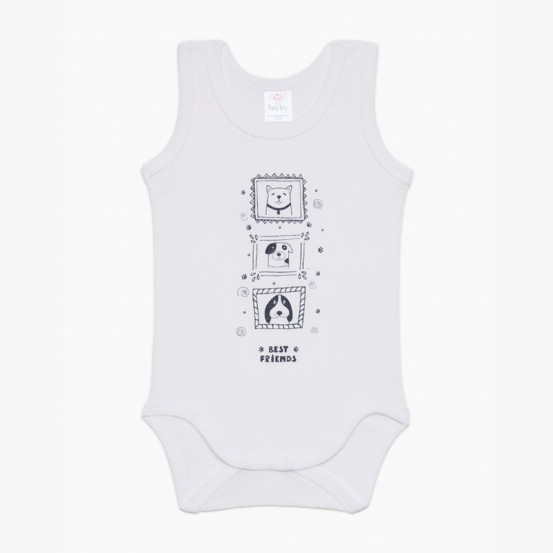 Pretty Baby Σετ Βρεφικά Αμάνικα Κορμάκια 3 τμχ Pirates White