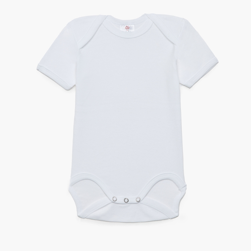 Pretty Baby Σετ Βρεφικά Κοντομάνικα Κορμάκια 3 τμχ White