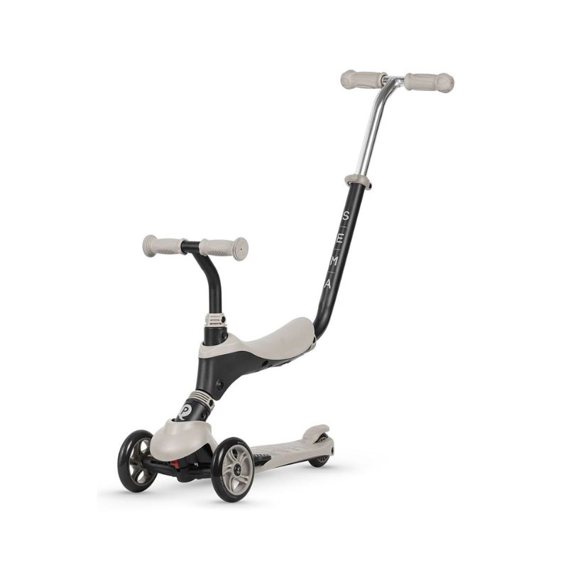 QPlay Sema 5-Σε-1 Scooter-Πατίνι 12-72 Μηνών Beige