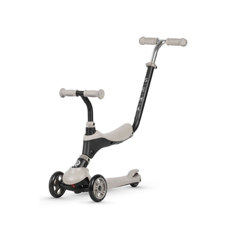 QPlay Sema 5-Σε-1 Scooter-Πατίνι 12-72 Μηνών Beige