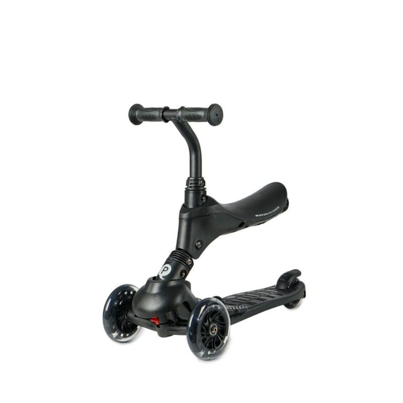 QPlay Sema Pro 5-Σε-1 Scooter-Πατίνι 12-72 Μηνών Black