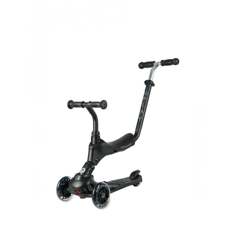 QPlay Sema Pro 5-Σε-1 Scooter-Πατίνι 12-72 Μηνών Black