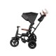 Qplay Rito Deluxe Αναδιπλούμενο Τρίκυκλο Ποδήλατο Με Ρόδες Air Gel 6-Σε-1 Για 10-72 Μηνών Black