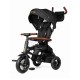 Qplay Rito Deluxe Αναδιπλούμενο Τρίκυκλο Ποδήλατο Με Ρόδες Air Gel 6-Σε-1 Για 10-72 Μηνών Black