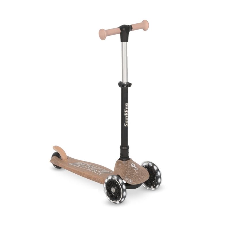 Qplay Sparkling Σπαστό Πατίνι 3-8 Ετών Nude Pink