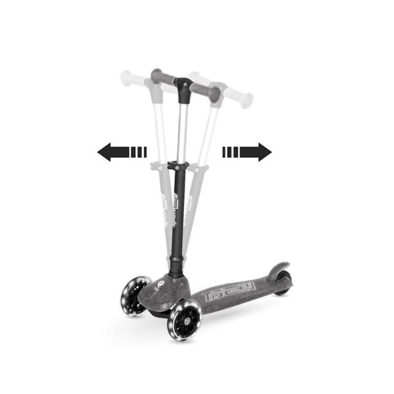 Qplay Sparkling Σπαστό Πατίνι 3-8 Ετών Black