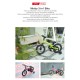Qplay Miniby Ποδήλατο Ισορροπίας 3-Σε-1 Για 2.5-8 Ετών Green