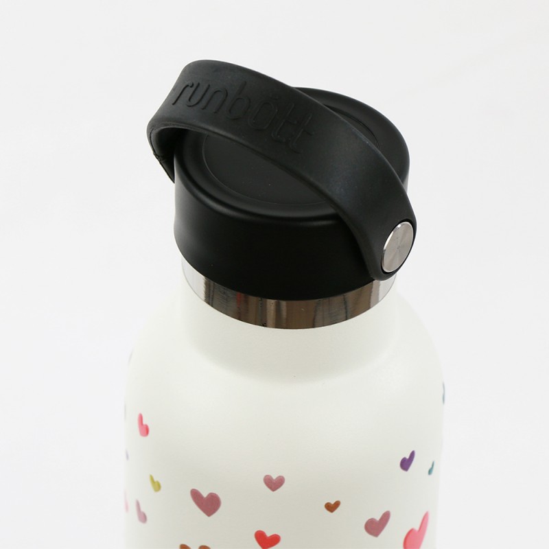 Runbott Sport Απλό Θερμός Νερού 600ml Corazones Cream