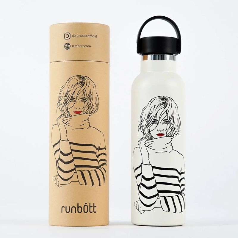 Runbott Sport Απλό Θερμός Νερού 600ml Sara Herrans Winter