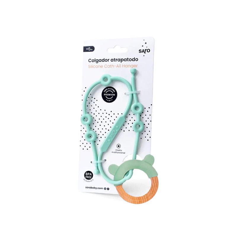 Saro Κορδόνι Σιλικόνης Πολλαπλών Χρήσεων Για 0+ Μηνών Mint Saro Κορδόνι Σιλικόνης Πολλαπλών Χρήσεων Για 0+ Μηνών Mint