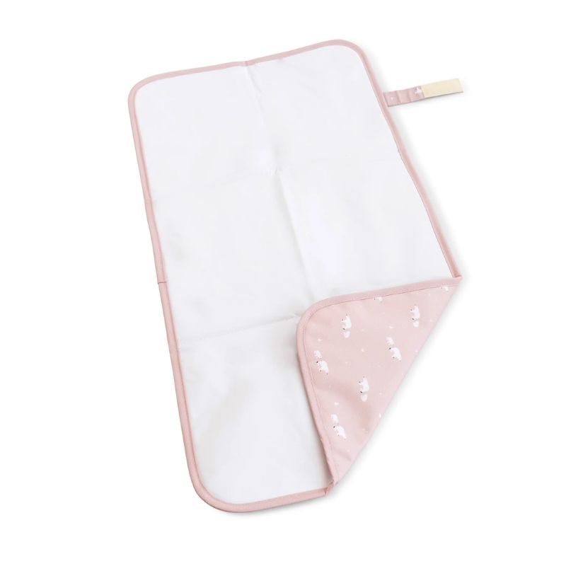 Saro Φορητή Αλλαξιέρα Στρωματάκι Polar Bear Pink