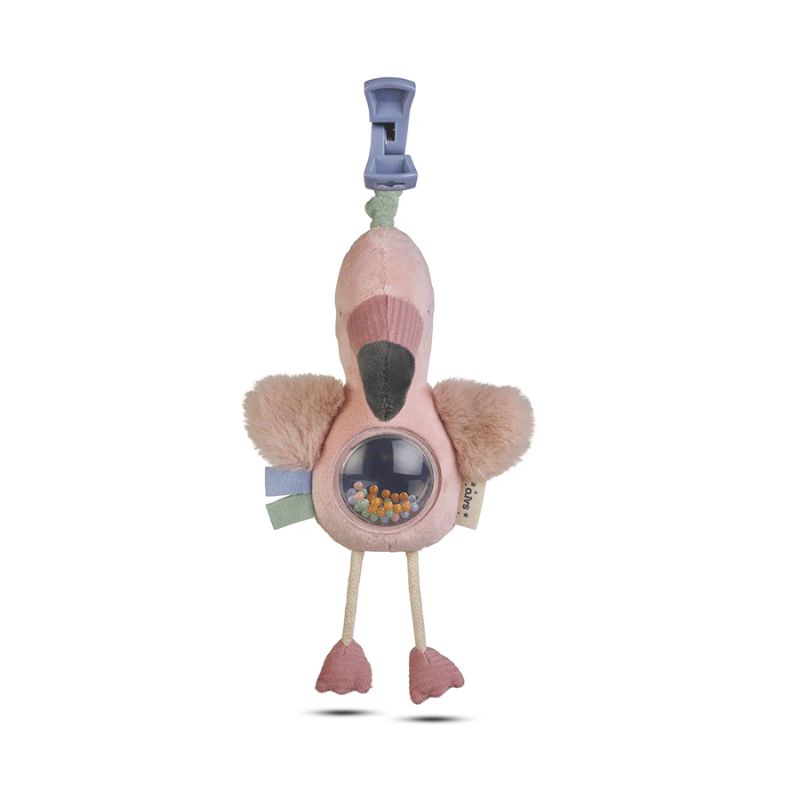 Saro Jungle Party Κρεμαστή Κουδουνίστρα Flamingo