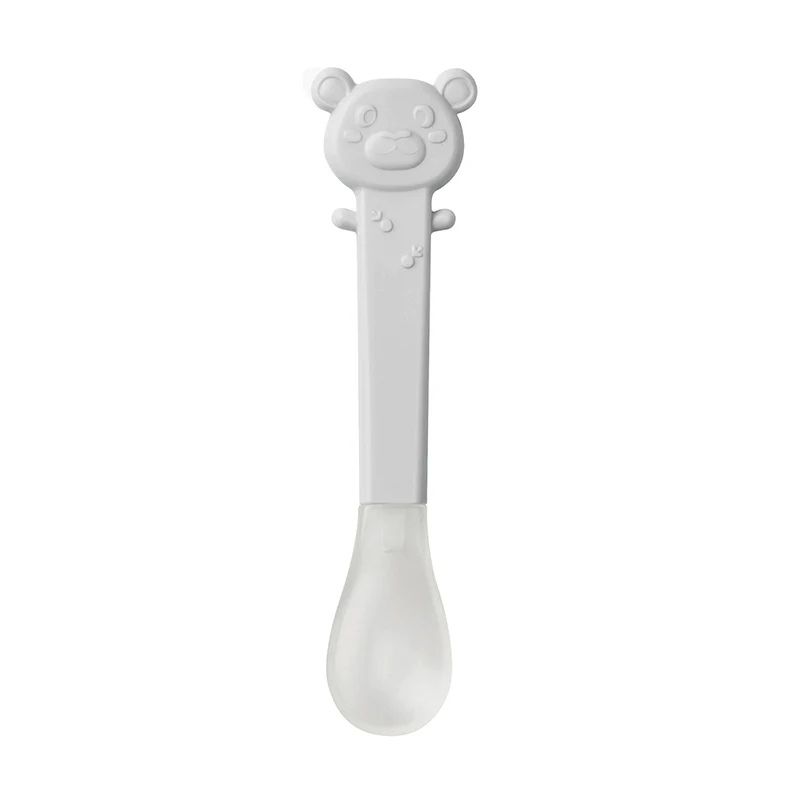 Saro My Fist Spoon Μαλακό Κουταλάκι Για 4+ Μηνών Bear Grey