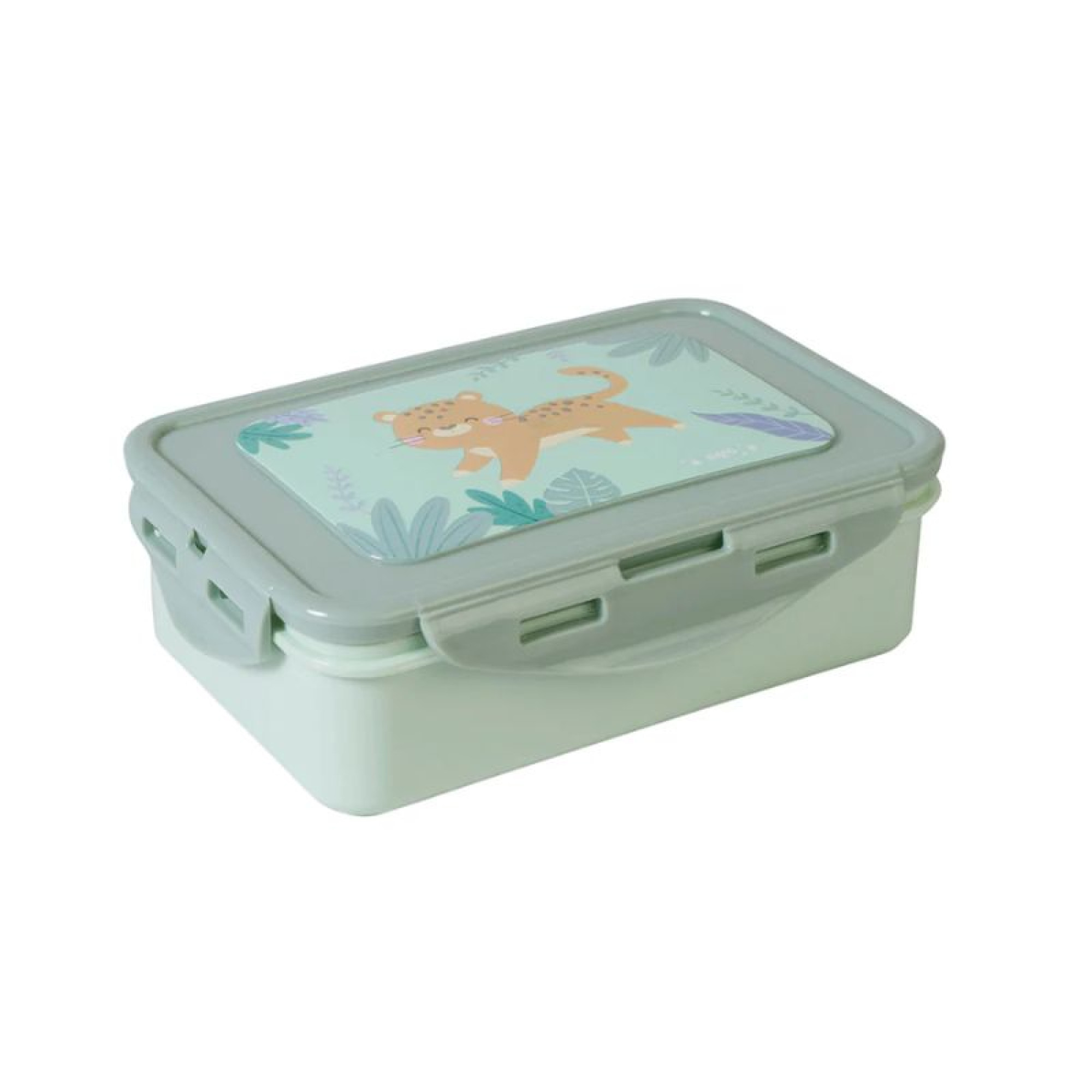 Saro Δοχείο Φαγητού Bento Με Χωρίσματα 550ml Jungle Cheetahs