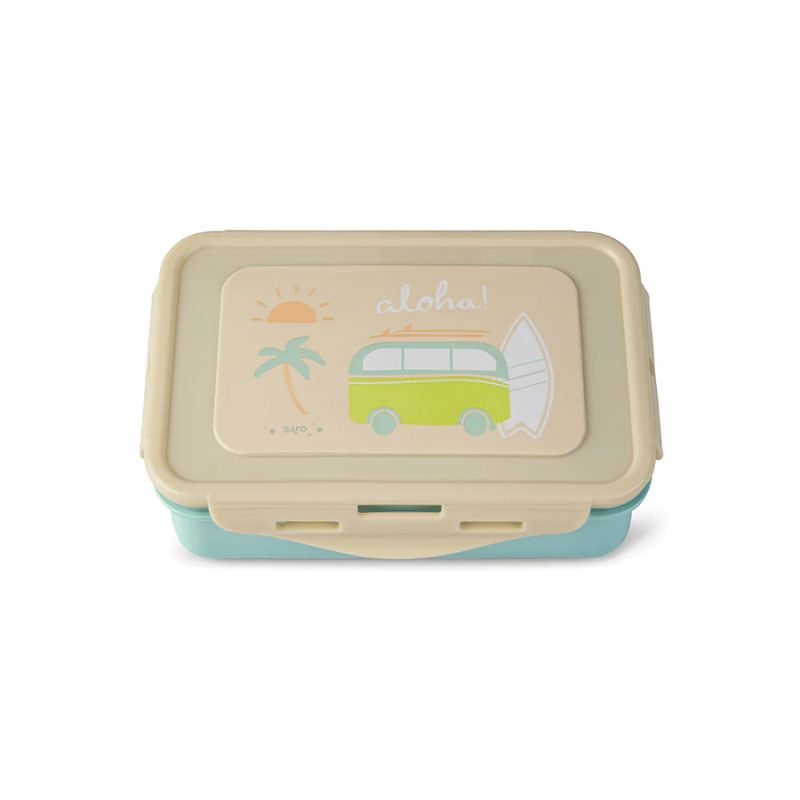 Saro Δοχείο Φαγητού Bento Με Χωρίσματα 550ml Aloha Saro Δοχείο Φαγητού Bento Με Χωρίσματα 550ml Aloha