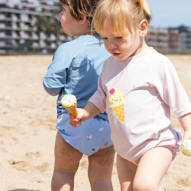 Saro Αντιηλιακό Κοντομάνικο Μπλουζάκι Με UPF 50+ Ice-Creams