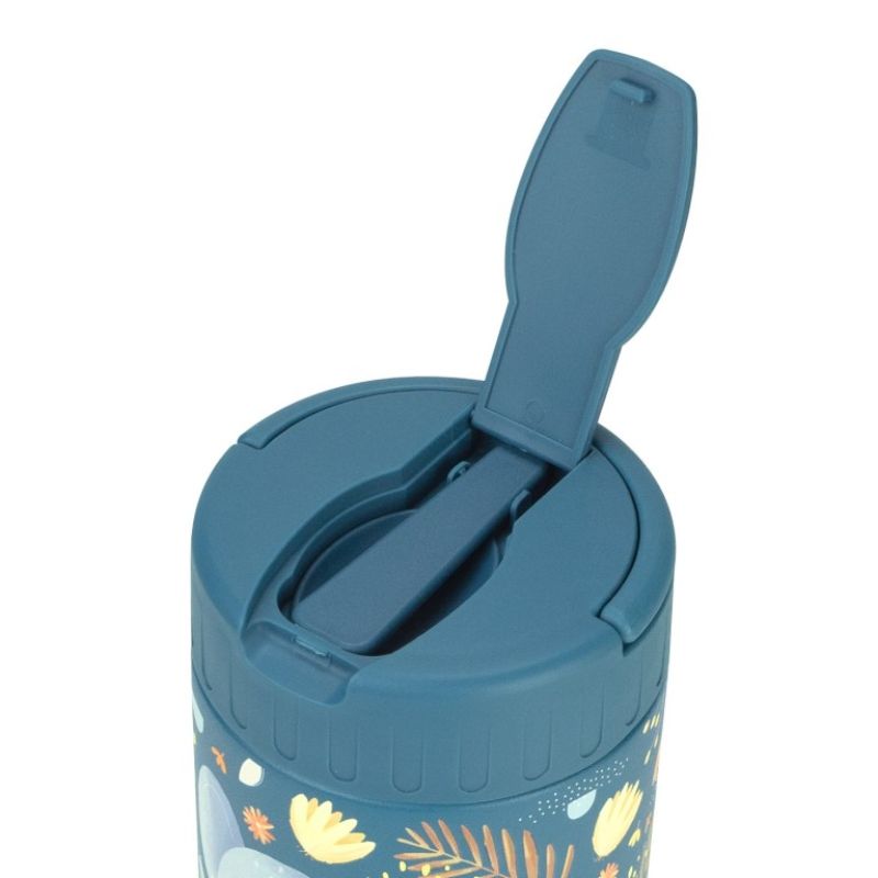 Sassi Θερμός Φαγητού Με Κουταλάκι και Χερούλι Για 12+ Μηνών 350ml Chewy the Elephant