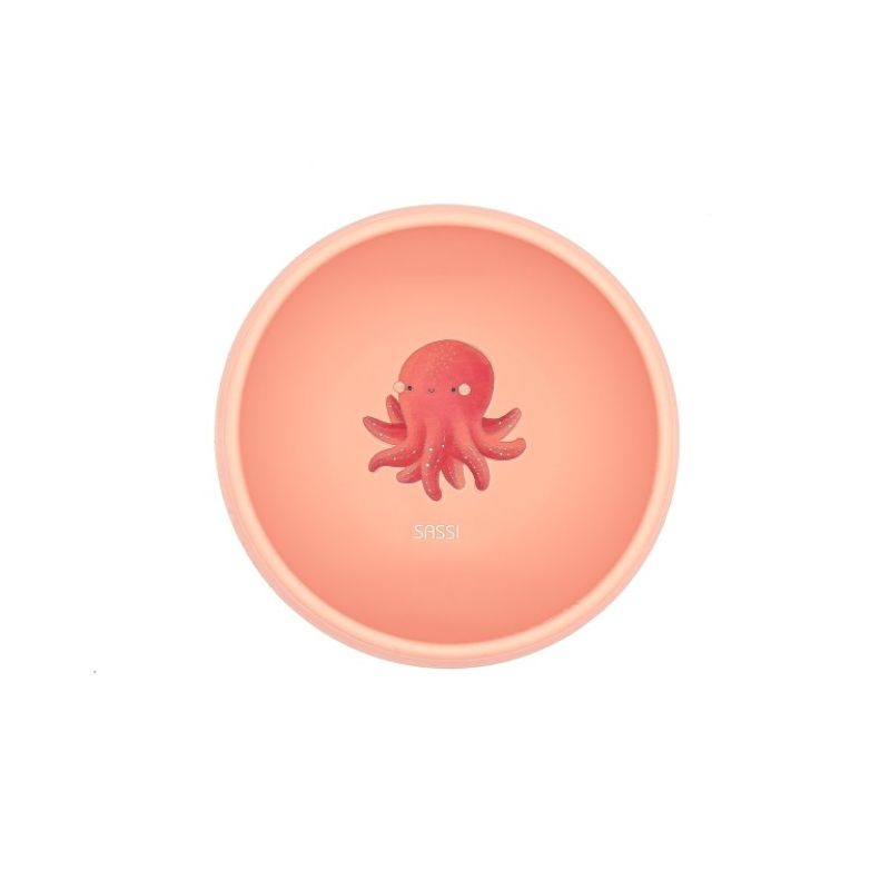 Sassi Σιλικονούχο Μπολ Με Βεντούζα Για 6+ Μηνών Slurpy the Octopus