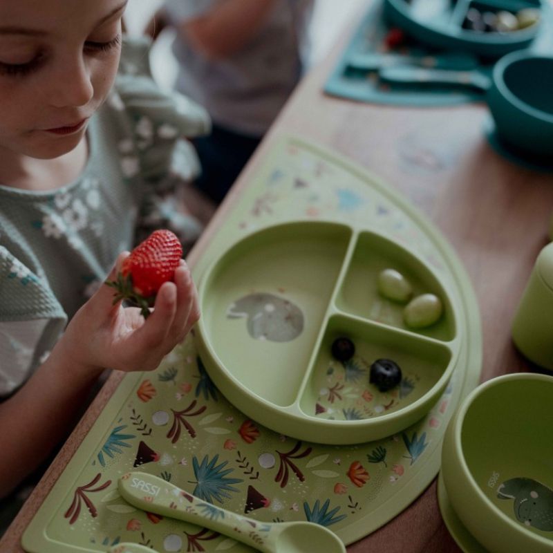 Sassi Σιλικονούχο Μπολ Με Βεντούζα Για 6+ Μηνών Cracky the Dinosaur