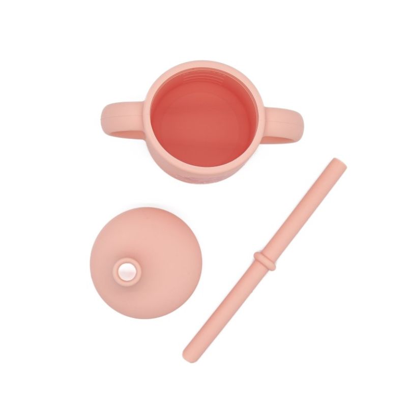 Sassi Σιλικονούχο Εκπαιδευτικό Σιλικονούχο Ποτήρι Με Καλαμάκι Και Χερούλια Για 6+ Μηνών 120ml Slurpy the Octopus