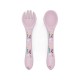 Sassi Σετ Σιλικονούχο Κουτάλι & Πιρούνι 2 τμχ Για 6+ Μηνών Sparkly the Unicorn