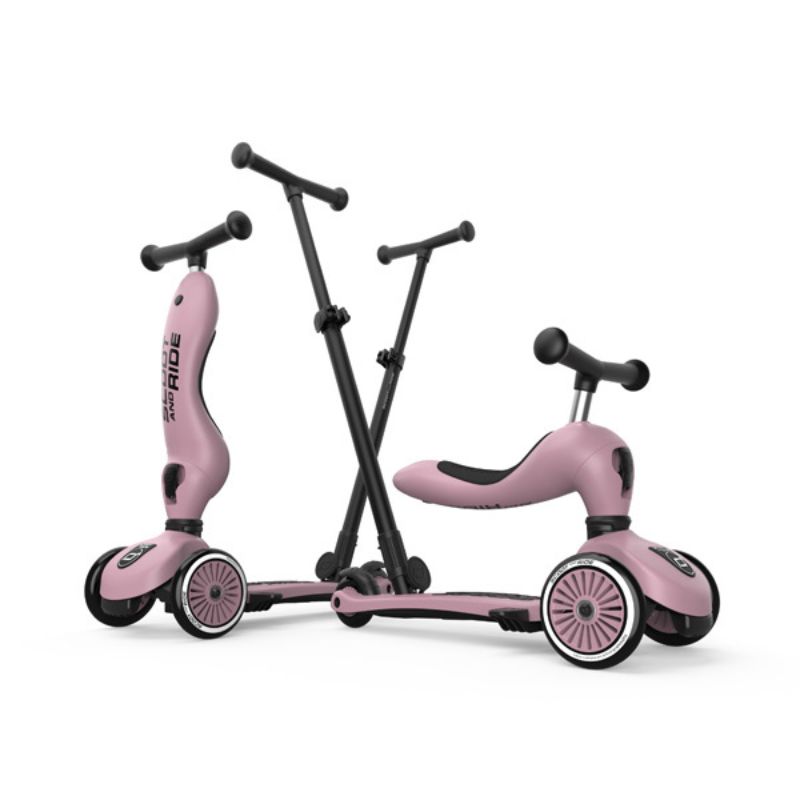 Scoot & Ride Highwaykick 1 Push & Gο 3-Σε-1 Πατίνι 1-5 Ετών Wildberry