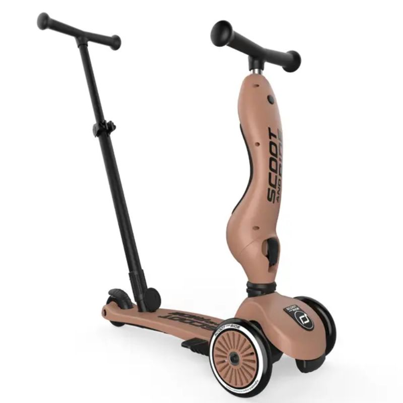 Scoot & Ride Highwaykick 1 Push & Gο 3-Σε-1 Πατίνι 1-5 Ετών Mocha