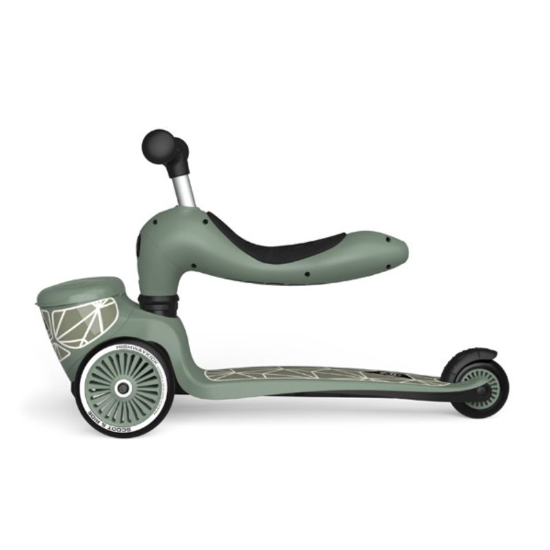 Scoot & Ride Highwaykick 1 Lifestyle Παιδικό Πατίνι 2-Σε-1 Για 1-5 Ετών Green Lines