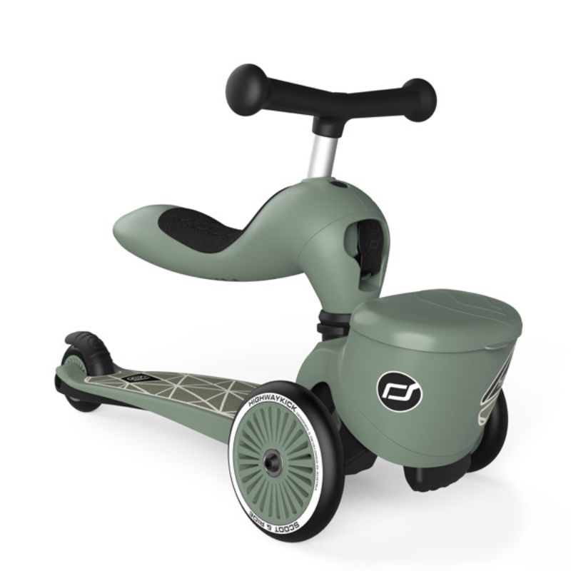 Scoot & Ride Highwaykick 1 Lifestyle Παιδικό Πατίνι 2-Σε-1 Για 1-5 Ετών Green Lines