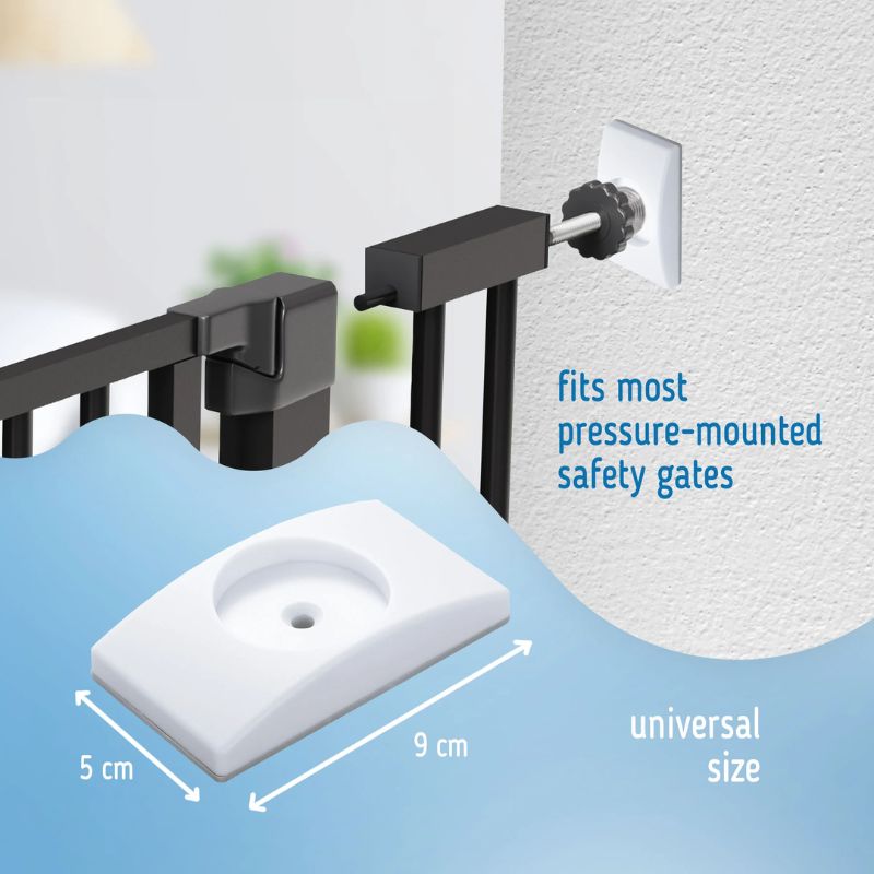 Sipo Σετ Προστατευτικά Τοίχου για Πόρτες Ασφαλείας 4 τμχ White