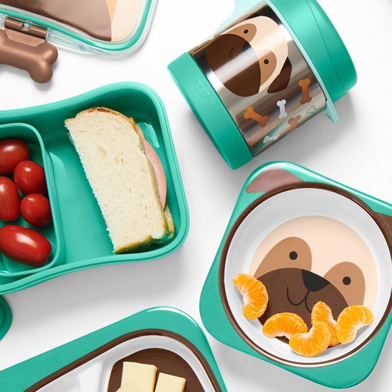 Skip Hop Zoo Θερμός Φαγητού Με Πιρουνάκι Για 3+ Ετών 325ml Dog