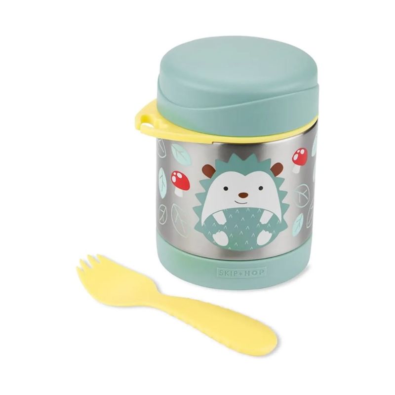 Skip Hop Zoo Θερμός Φαγητού Με Πιρουνάκι Για 3+ Ετών 325ml Hedgehog