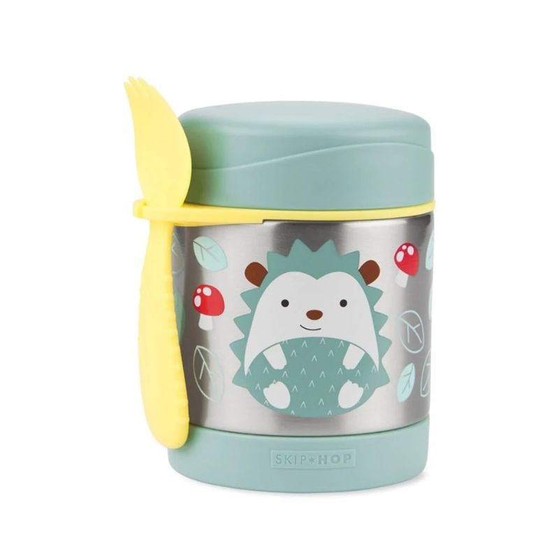 Skip Hop Zoo Θερμός Φαγητού Με Πιρουνάκι Για 3+ Ετών 325ml Hedgehog